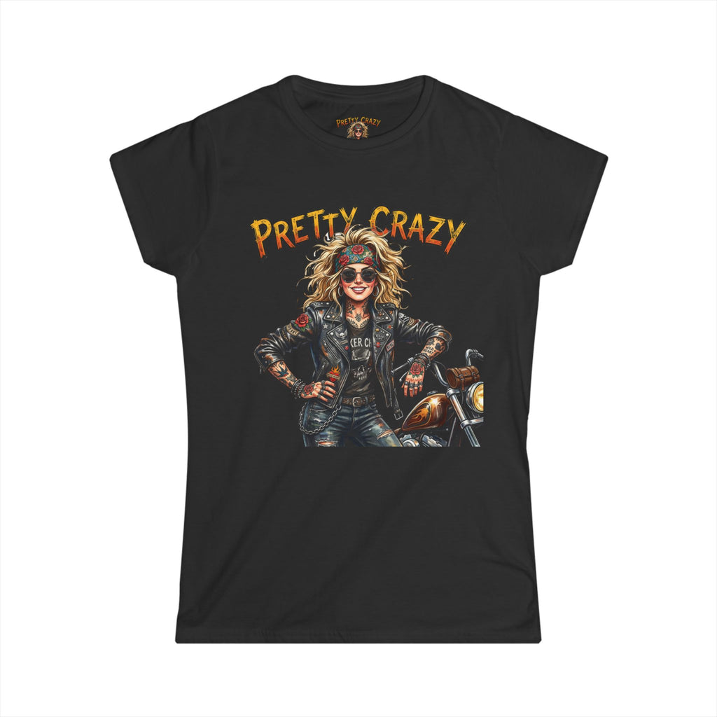 PRETTY CRAZY Blonde Rebel Biker Woman Motorcycle product type