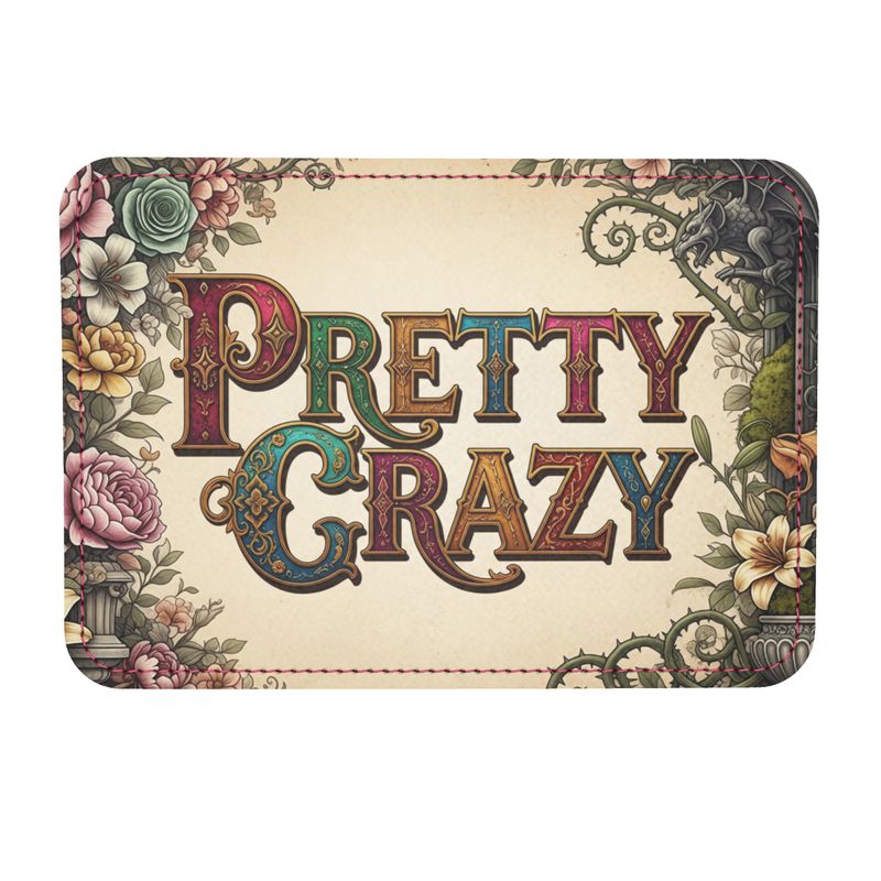 Crossbody Bag With Chain, Red Roses and Lady Design