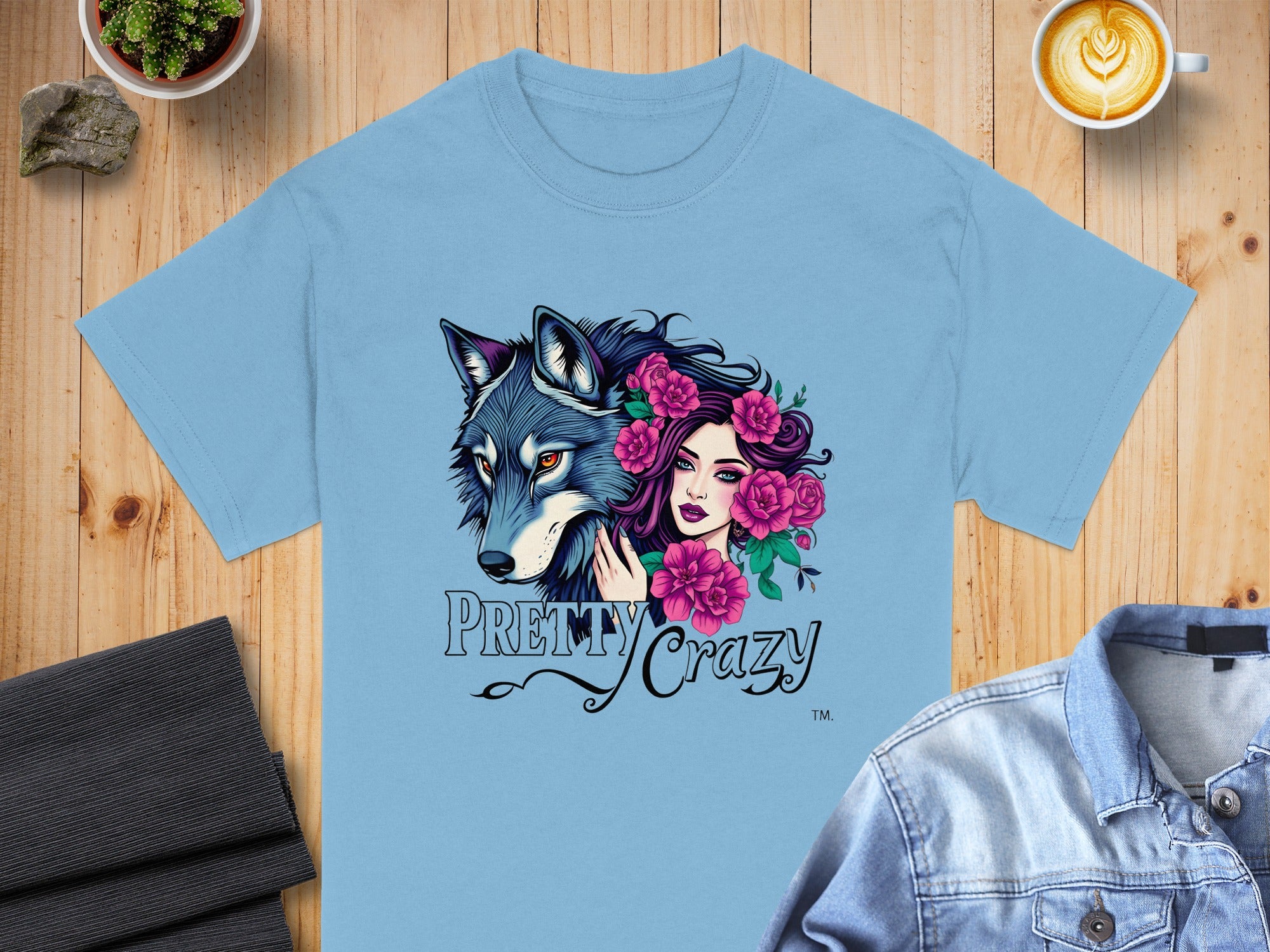 Wolf Woman Floral Pretty Crazy unique graphic design product type
Wolf design
Woman graphic
Floral print
Pretty Crazy
Animal art
Fantasy design
Mythical creature
Nature inspired
Unique graphic
Artistic print
Aesthetic shirt
Boho style
Spiritual animal
Mystical theme
Bold graphic
Statement piece
Graphic tee
Trendy shirt
Fashion apparel
Apparel design