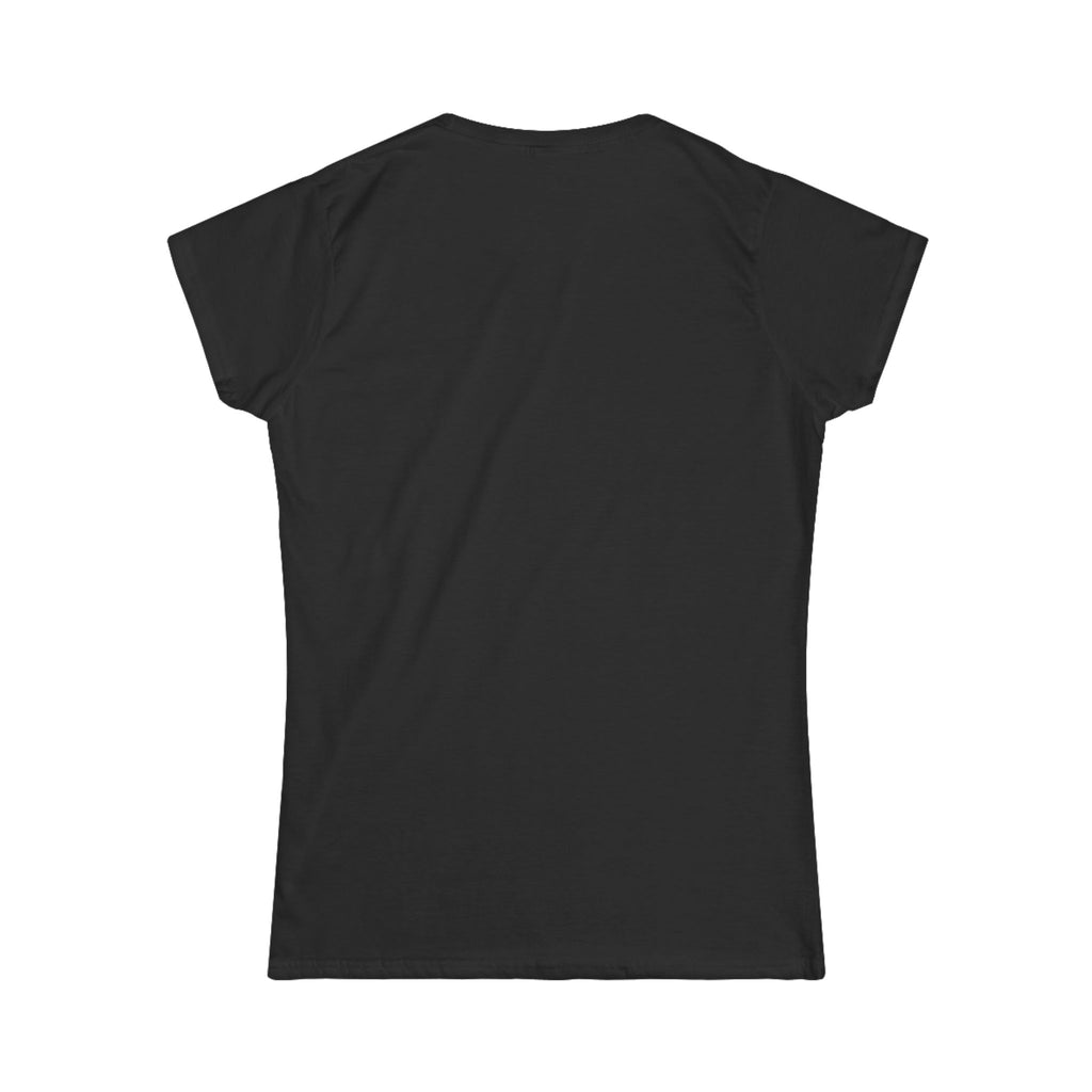 Women Black Short Sleeve Crew Neck Back View product type