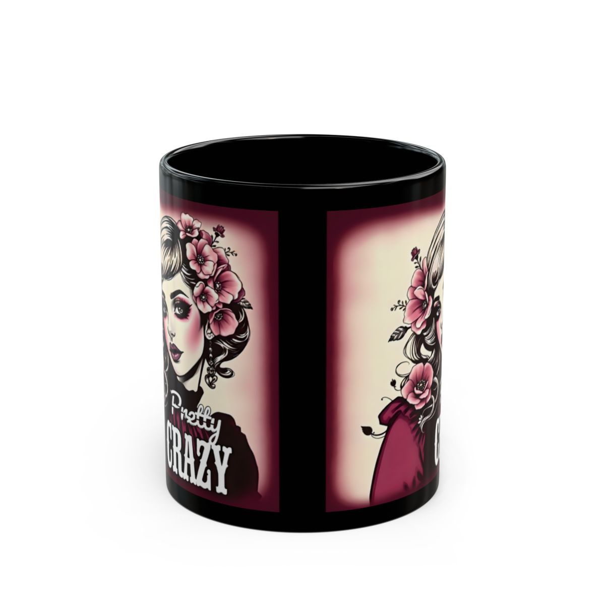 Pretty Crazy Floral Vintage Design Mug