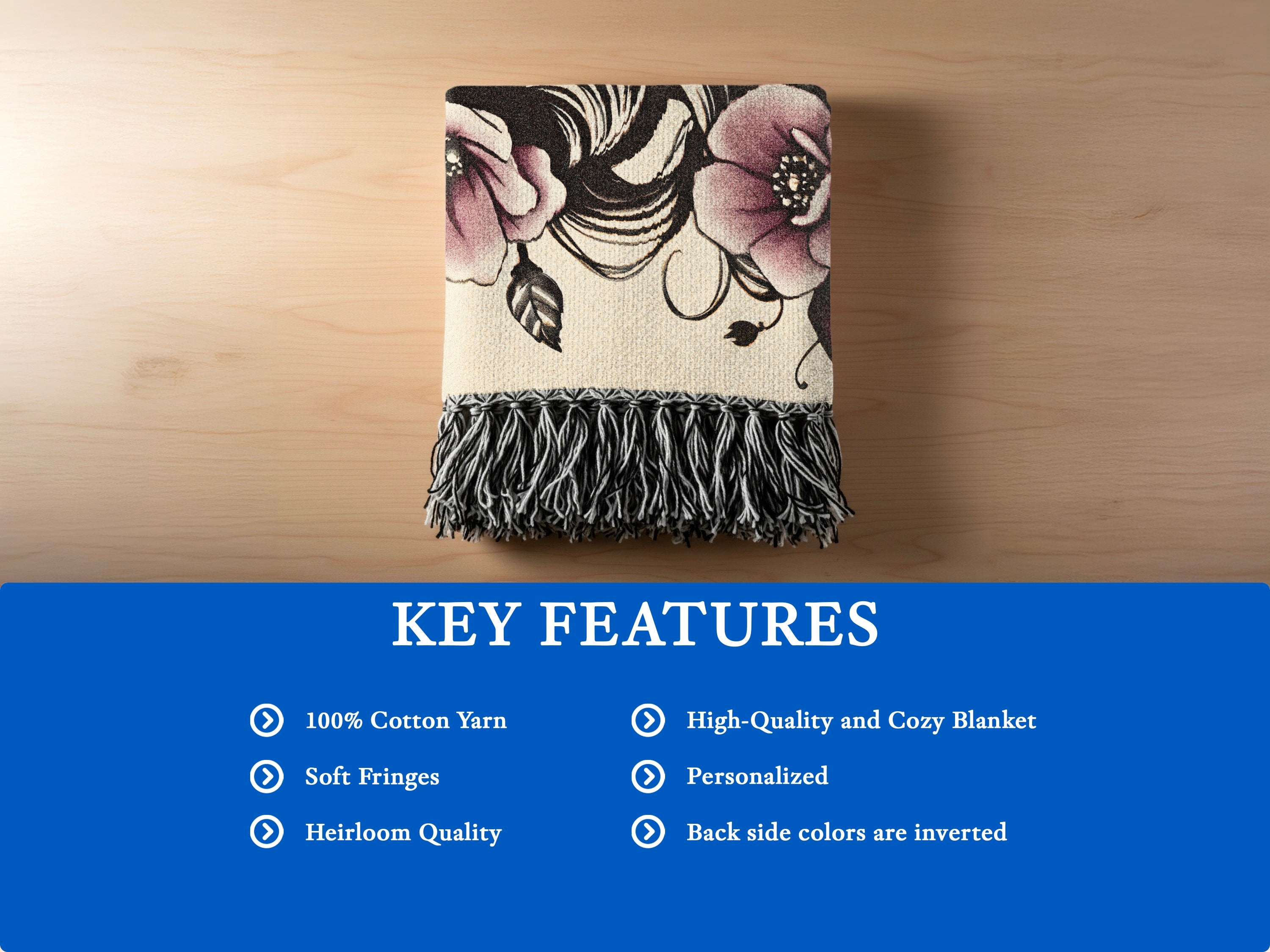 Personalized High-Quality and Cozy Blanket