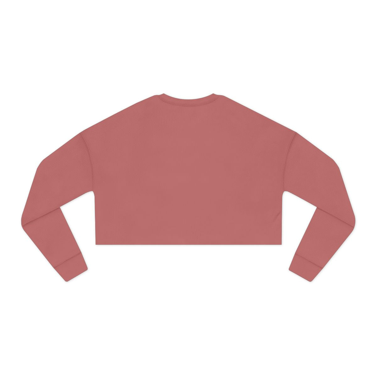 Pastel Pink Long Sleeve Cropped Sweatshirt product