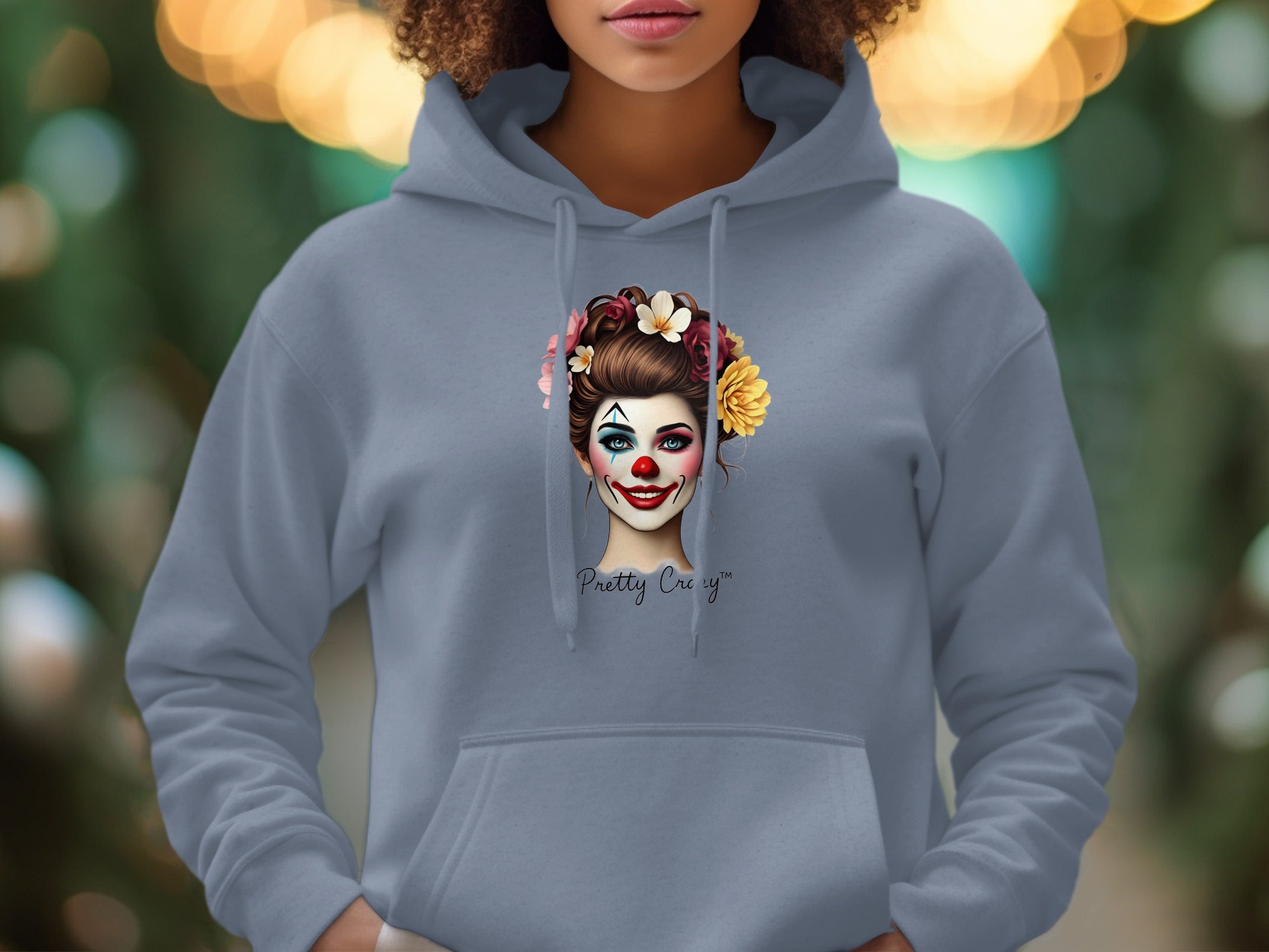Pretty Creepy Clown Art Hoodie for Unique Style