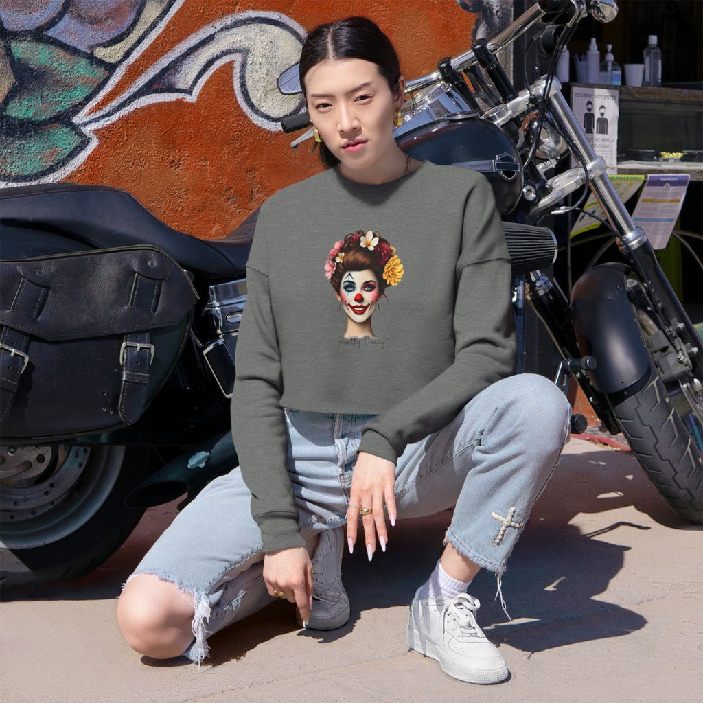 Pretty Crazy Clown Face Art Sweatshirt