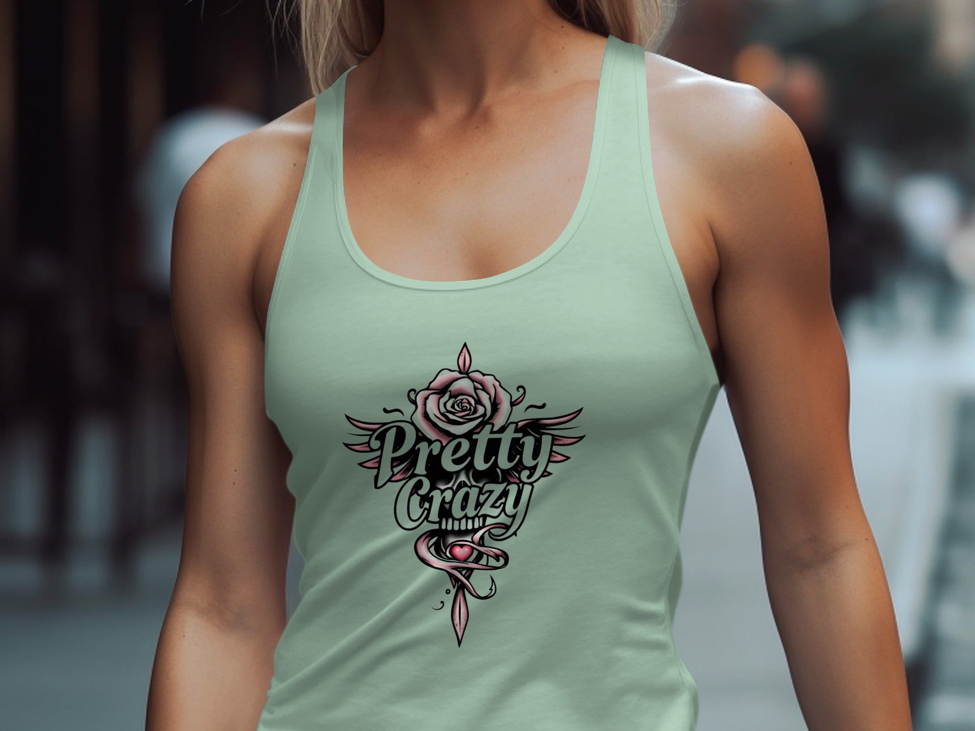Pretty Crazy Unique Design Tank Top Apparel Product