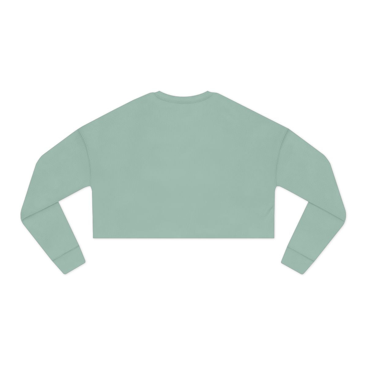 Mint Green Long Sleeve Cropped Top for Versatile Fashion