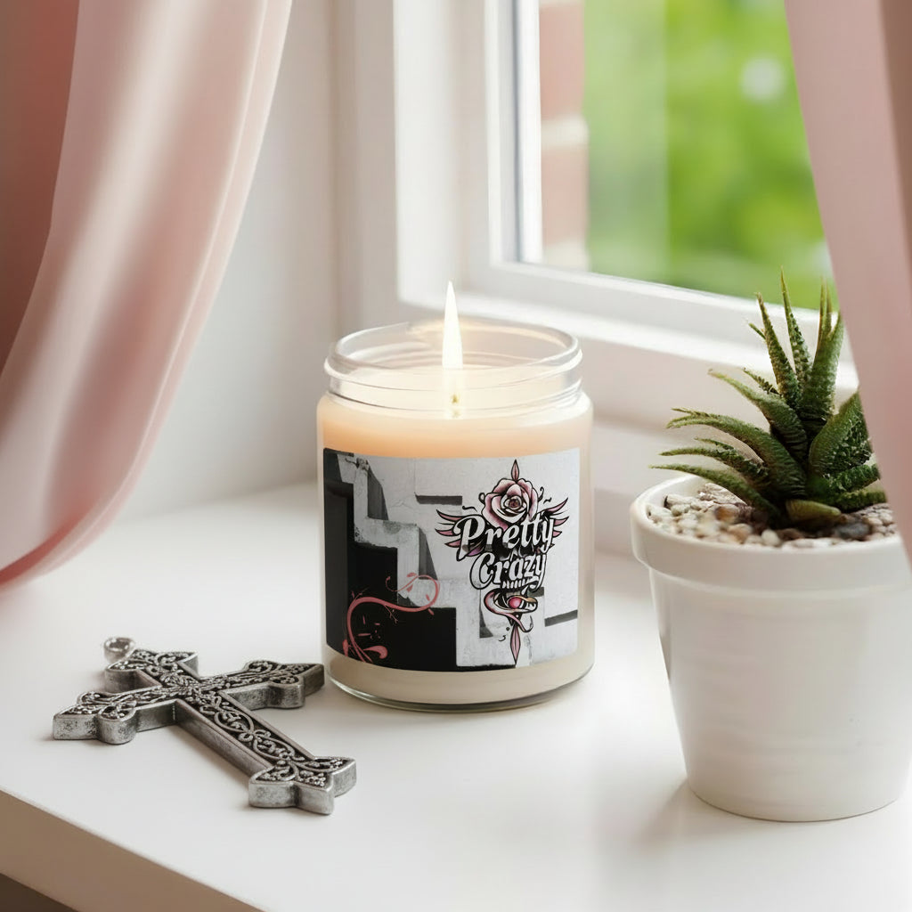Pretty Crazy Candle with Artistic Label ט Pretty Crazy Product